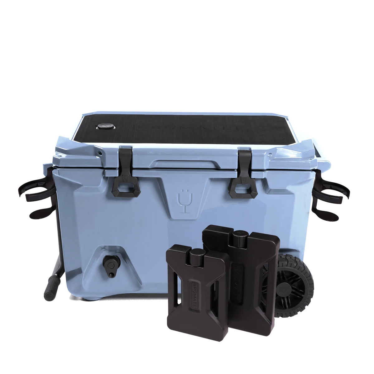 BrüTank 55-Quart Double Drink Holder Cooler Bundle | Denim